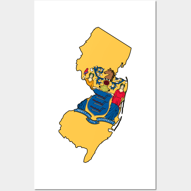 New Jersey Love Wall Art by somekindofguru